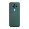 Tecno Camon 16 Kılıf Nano içi Kadife Silikon - Koyu Yeşil