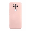 Tecno Camon 16 Kılıf Nano içi Kadife Silikon - Pudra