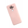 Tecno Camon 16 Kılıf Nano içi Kadife Silikon - Pudra