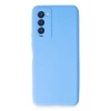Tecno Camon 18 Kılıf First Silikon - Mavi