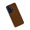 Tecno Pova Neo Kılıf Loop Deri Silikon - Kahverengi