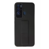 Tecno Pova Neo Kılıf Mega Standlı Silikon - Siyah