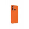 Tecno Pova Neo Kılıf Nano içi Kadife Silikon - Turuncu