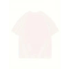 Thousand Baskılı Oversize Bisiklet Yaka T-shirt - Beyaz