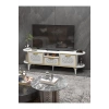Tv Sehpası Mira Gold 5032 Beyaz 160 Cm 35 Cm 50 Cm
