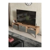 Tv Sehpası Tv Ünitesi 160 Cm Atlantik Çam Antrasit Mistral 5071