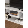 Tv Sehpası Tv Ünitesi Raflı 140 Cm Gzd Beyaz