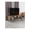 Tv Sehpası Tv Ünitesi Vera Atlantik Çam Antrasit Çizgili 5051