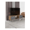 Tv Sehpası Tv Ünitesi Vera Atlantik Çam Antrasit Çizgili 5051