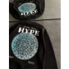Üç İplik Bisiklet Yaka Baskılı SweatShirt - Siyah