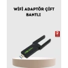 Ultratekno Dual Band WiFi Adaptör – 1200 Mbps, USB 3.0, Çift Antenli, Geniş Kapsama Alanı ve Yüksek Hız