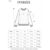 Unisex Üç İplik Parçalı Yakalı SweatShirt - Kırmızı