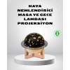 USB Projeksiyon Gece Lambası ve Hava Nemlendirici – Aromaterapi Destekli, Taşınabilir Mini