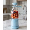 USB Şarjlı Mini Blender 380 ml Taşınabilir Smoothie Yapıcı Pratik Kullanım