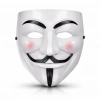 V Mask Premium Vendetta Beyaz Maske (Guy Fawkes Stil)