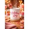 Valentine’s Day Porselen Kupa Model 3 – Aşk Temalı Özel Tasarım Kahve & Çay Kupası , Sevgililer Günü Hediyesi