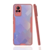 Vivo V21e Kılıf Platin Silikon - Pembe