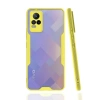 Vivo V21e Kılıf Platin Silikon - Sarı