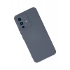 Vivo V23 5G Kılıf Nano içi Kadife Silikon - Gri