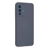 Vivo V23 5G Kılıf Nano içi Kadife Silikon - Gri