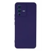 Vivo V23 5G Kılıf Nano içi Kadife Silikon - Mor