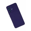 Vivo V23 5G Kılıf Nano içi Kadife Silikon - Mor