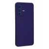 Vivo V23 5G Kılıf Nano içi Kadife Silikon - Mor