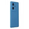 Vivo V29 Lite Kılıf Nano içi Kadife Silikon - Mavi