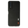 Vivo Y11S Kılıf Loop Deri Silikon - Siyah