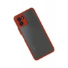 Vivo Y15S Kılıf Montreal Silikon Kapak - Kırmızı