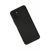 Vivo Y15S Kılıf Nano içi Kadife Silikon - Siyah