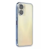 Vivo Y16 Kılıf Lensli Silikon - Açık Mavi