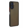 Vivo Y16 Kılıf Montreal Silikon Kapak - Siyah