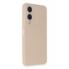 Vivo Y17S Kılıf Nano içi Kadife Silikon - Pudra