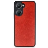 Vivo Y18 Kılıf Aras Deri Kapak - Kırmızı