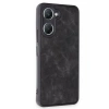 Vivo Y18 Kılıf Aras Deri Kapak - Siyah