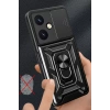 Vivo Y27 Kılıf Pars Lens Yüzüklü Silikon - Kırmızı