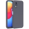 Vivo Y53S Kılıf Nano içi Kadife Silikon - Gri