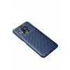 Xiaomi Mi 10T Lite Kılıf Auto Focus Karbon Kapak - Lacivert