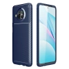 Xiaomi Mi 10T Lite Kılıf Auto Focus Karbon Kapak - Lacivert