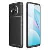 Xiaomi Mi 10T Lite Kılıf Auto Focus Karbon Kapak - Siyah