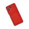 Xiaomi Mi 11 Kılıf Kelvin Kartvizitli Silikon - Kırmızı