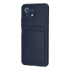 Xiaomi Mi 11 Kılıf Kelvin Kartvizitli Silikon - Lacivert