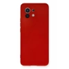 Xiaomi Mi 11 Kılıf Nano içi Kadife Silikon - Kırmızı