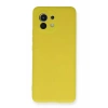 Xiaomi Mi 11 Kılıf Nano içi Kadife Silikon - Sarı