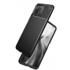 Xiaomi Mİ 11 Lite Kılıf Auto Focus Karbon Kapak - Siyah