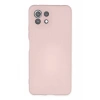 Xiaomi Mİ 11 Lite Kılıf Nano içi Kadife Silikon - Pudra