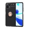 Xiaomi Mİ 11 Lite Kılıf Range Yüzüklü Silikon - Siyah-Gold