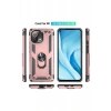 Xiaomi Mİ 11 Lite Kılıf Sofya Yüzüklü Silikon Kapak - Rose