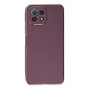 Xiaomi Mİ 11 Lite Kılıf Volet Silikon - Mor
